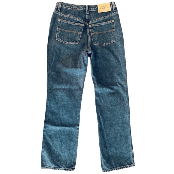 Express Blues High Waisted BootCut Mom Jeans sz 10 - Picture 5 of 9